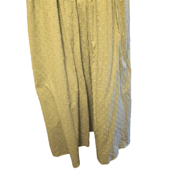 R. Vivimos green smocked milkmaid maxi dress NWT size Large - Picture 4 of 7